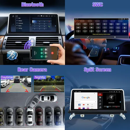Miniatura 4 de Estéreo para E70 E71: 64G Estéreo de coche con Bluetooth Apple Carplay para BMW E70 E71 CCC 2007-2010, pantalla táctil del mercado de accesorios
