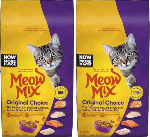 Miniatura 7 de Meow Mix Original Choice - Alimento seco para gatos, 3.15 libras (paquete de 4)