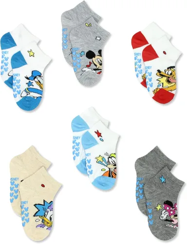 Miniatura 3 de Mickey Mouse Minnie Pluto Donald Duck - Calcetines para niños pequeños, paquete de 6