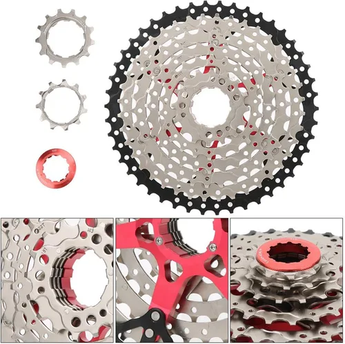 Miniatura 8 de 8 velocidad 46t engranaje grande bicicleta de montaña hueco casete Freewheel accesorio