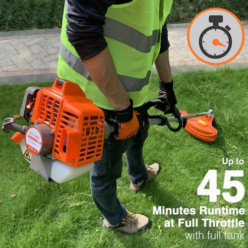 Miniatura 2 de PROYAMA Kit combinado multifuncional 6 en 1 de 26 cc, cortasetos a gas de 2 ciclos, desbrozadora de malezas, cortador de cuerdas, cortador