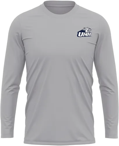 Miniatura 216 de Camisa deportiva de manga larga oficial de la NCAA Collegiate para hombre, con logotipo en el pecho izquierdo, colección Athletic Heather