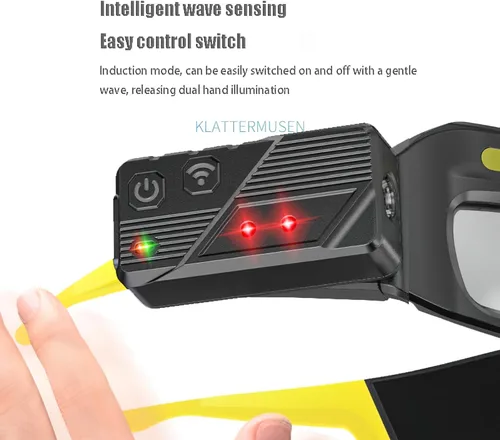 Miniatura 3 de Lentes LED recargables para faros delanteros con sensor de movimiento y control táctil, 5 modos de iluminación USB C para correr, acampar, pescar