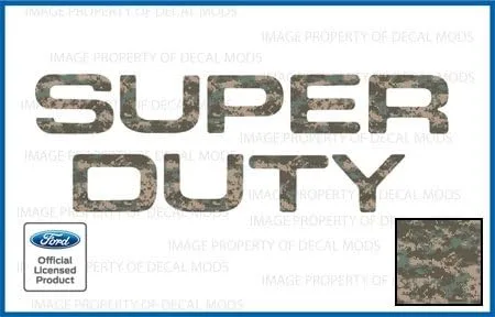 Miniatura 26 de 2008-2016 Insertos de letras para portón trasero (calcomanías delgadas) de reemplazo para Ford F250 F350 F450 Super Duty (2008-2016) Bandera