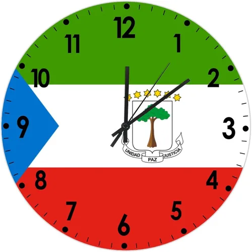 Miniatura 623 de Cheyan Reloj de pared con bandera de Canadá de 12 pulgadas, silencioso, sin tictac, de PVC, funciona con pilas, reloj redondo decorativo, regalo