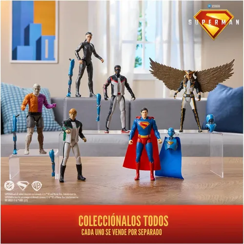 Miniatura 6 de DC Comics, Superman, Chica Halcón, Figura de acción de 6 pulgadas, estilo auténtico de la película de Superman, juguetes de superhéroes para niños