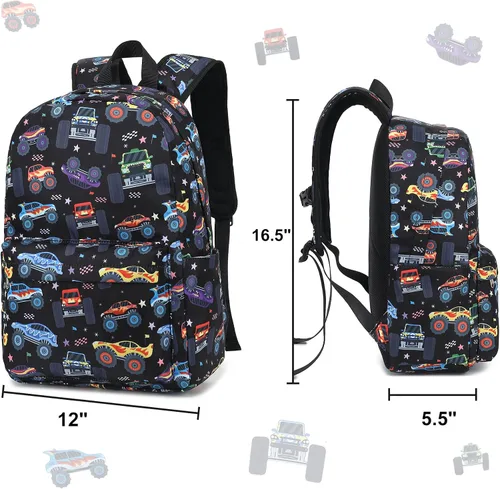 Miniatura 129 de CAMTOP - Conjunto de mochila y lonchera con estampados divertidos para niños de preescolar y primaria), Y0058-2