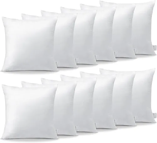 Miniatura 9 de OTOSTAR - Paquete de 6 rellenos para cojines decorativos, 51 x 51 cm, almohadillas interiores suaves y esponjosas para cojines cuadrados, fundas