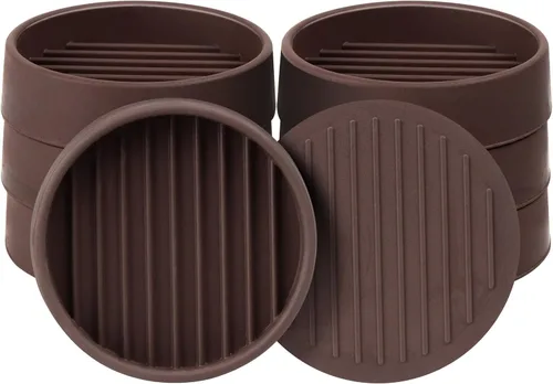 Miniatura 12 de Almohadillas de Goma para Muebles, Copas de Ruedas para Muebles, Topes Antideslizantes para Cama, Protectores de Suelo con Agarre, Almohadillas