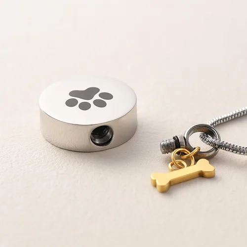 Miniatura 3 de Collares personalizados de urna de mascota para cenizas para mujeres y hombres, joyería de cremación para cenizas, collar personalizable para Urna