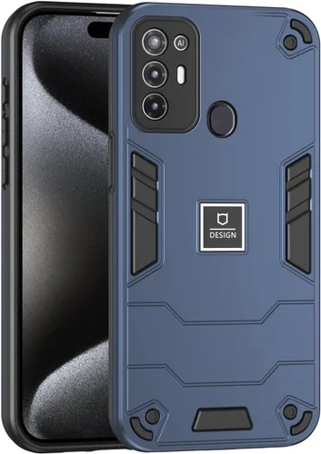 Miniatura 209 de Funda compatible con Huawei Y9 Prime (2019), compatible con Huawei Y9 Prime (2019) 4G STK-L21 2 en 1 [PC duro + TPU], funda de teléfono azul