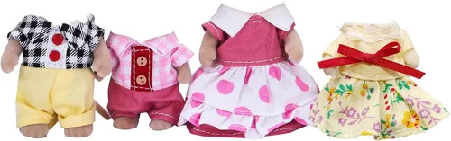 Miniatura 2 de E-TING Conjunto familiar, dulce madre e hija, genial juego de vestir para la familia de padre e hijo para la serie Town de 3 pulgadas y 2.25 pulgadas