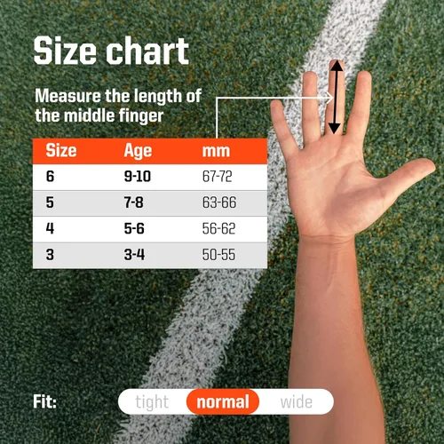 Miniatura 4 de T1TAN Clásico 1.0 Blanco Junior Guantes de Fútbol para Niños - Guantes de Portero para Arquero - Fútbol - Niños y Jóvenes