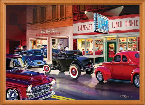 Miniatura 8 de MasterPieces Cruisin' Route 66 - Rompecabezas de 1000 piezas de colección.