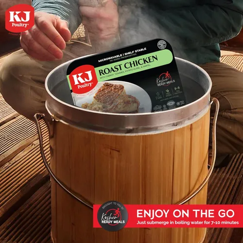 Miniatura 7 de KJ Poultry Comidas preparadas kosher – Bone In Chicken & Kugel, MRE - Comidas de carne listas para comer, comida shabbos, halal, (1 unidad)