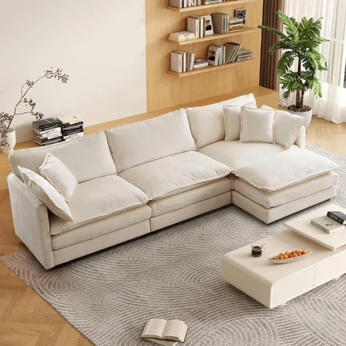 Miniatura 79 de SoarFlash Sofá modula, de felpilla, posición de en medio, beige