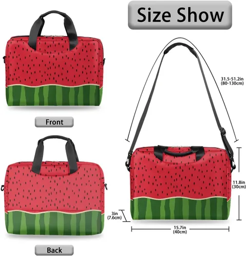Miniatura 3 de Bonita bolsa de hombro para computadora portátil para mujeres y hombres, bolsa para computadora portátil, funda para laptop, maletín de transporte