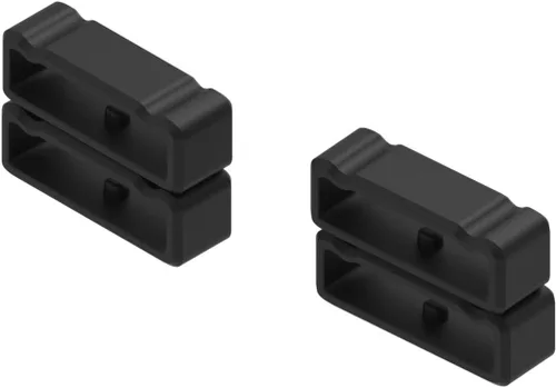 Miniatura 7 de Paquete de 6 correas compatibles con Suunto 9 y 9 baro/7/D5/Core/Traverse/Ambit 3 2 1/Spartan Sport Wrist HR Fastener anillo de silicona clips