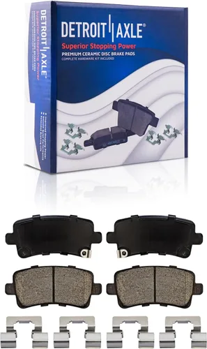 Miniatura 96 de Detroit Axle - Pastillas de freno traseras para Kia Sportage 2017-2022, Hyundai Tucson 2016-2021, pastillas de freno de cerámica 2018 2019 2020