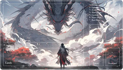 Miniatura 132 de Alfombra de juego con zonas para juego de cartas MTG, alfombras de juego de mesa, alfombras de juego de mesa de Magic, 61x35.5 cm, alfombra de juego