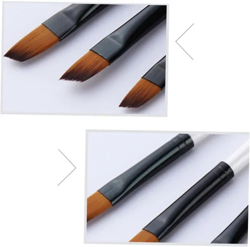 Miniatura 5 de Amosfun Juego de pinceles de pintura de nailon de madera, juego de agua para pintura al óleo, pinceles de pintura, suministros de dibujo de arte