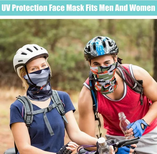 Miniatura 7 de Sun UV Protection Face Mask Cooling Neck Gaiter Balaclava Bandana Scarf