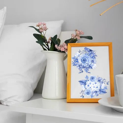 Miniatura 6 de 28 hojas de papel para álbumes de recortes, papeles especiales florales para álbumes de recortes de 160 g / m², paquete de papel para manualidades