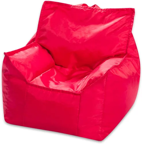 Miniatura 91 de Posh Beanbags - Sillón puff grande, 38 pulgadas, color azul rey sólido Nylon suave - Azul real