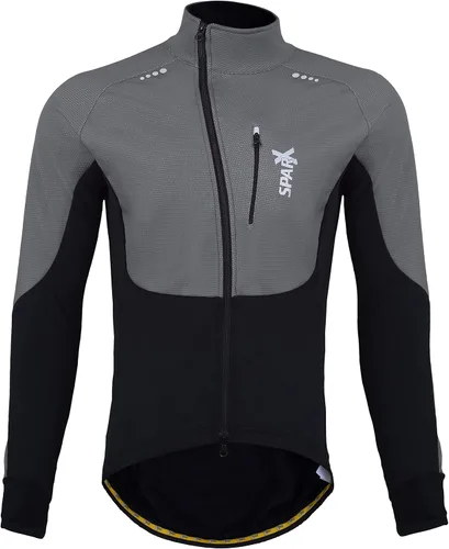 Miniatura 2 de Sparx Performance - Chaqueta térmica para ciclismo de invierno, resistente al viento, de alta visibilidad