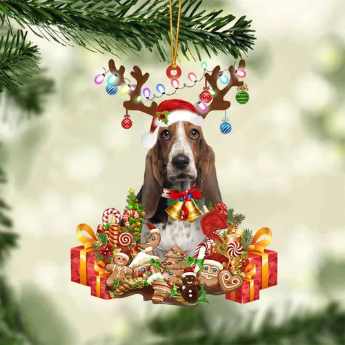 Miniatura 11 de Nazenti Adorno de Navidad personalizado de reno de Alaskan Malamute – Adorno de perro personalizado para amantes de las mascotas, acrílico plano