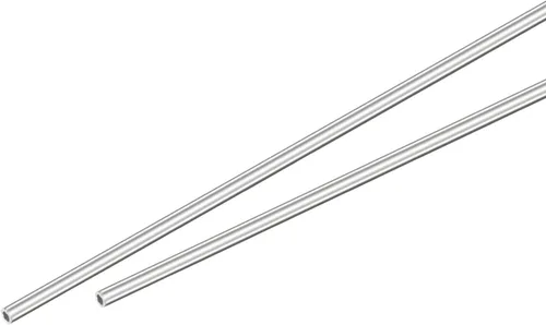 Miniatura 18 de uxcell Tubo redondo de acero inoxidable 304 0.079 in OD 0.012 in espesor de pared 11.811 in longitud 2 piezas