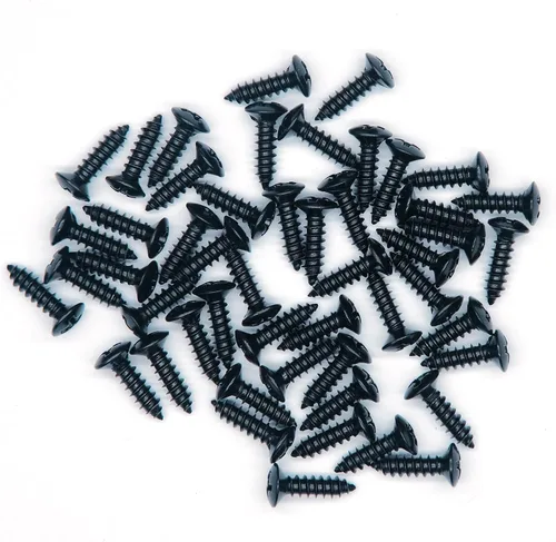 Miniatura 2 de Paquete de 50 tornillos de 3 mm para guardabarros de guitarra eléctrica y bajo, para Fender Strat ST, Tele TL, Stratocaster, Telecaster, Gibson LP