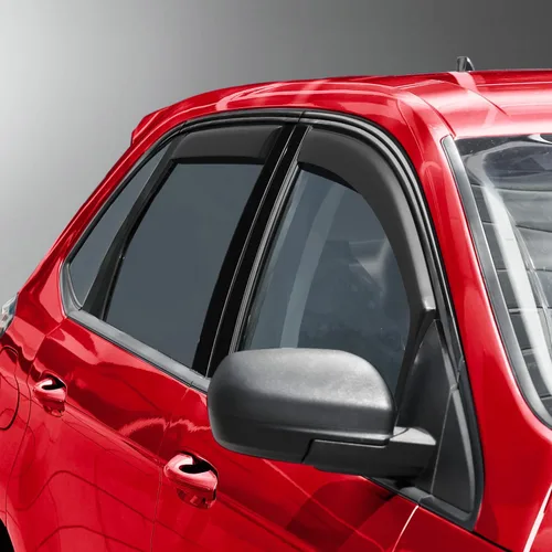 Miniatura 2 de Voron Glass - Protectores de lluvia de canal extra duraderos para Ford Edge 2015-2024, deflectores de ventana, viseras de ventilación, 4 piezas