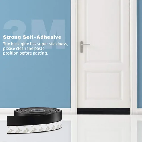Miniatura 5 de MIKOSI cinta de sellado de silicona de 26 pies, cinta adhesiva para puertas, ventanas, huecos de duchas
