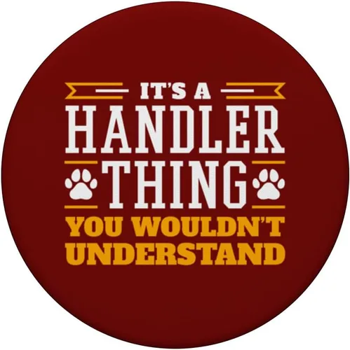 Miniatura 3 de Dog Agility Handler Thing - Dog Agility PopSockets Adhesive PopGrip
