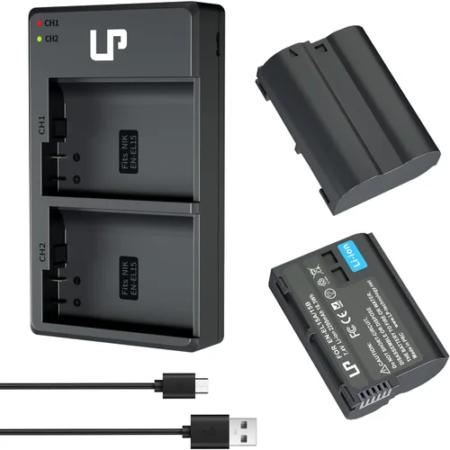 Miniatura 12 de LP EN-EL15C Batería de Reemplazo, 2200 mAh EN-EL15a/EN-EL15b Batería Compatible con Nikon D7500, D7200, D7100, D7000, D850, D750, D500, D810a, D810
