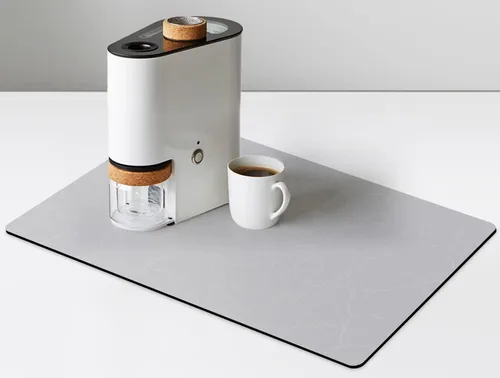 Miniatura 18 de Alfombrilla de bar de Golener, alfombrilla absorbente para derrames de cafetera, tapete protector de mostrador debajo de la máquina de espresso