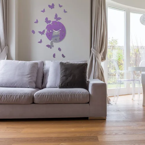 Miniatura 2 de FLEXISTYLE Reloj de Pared, Acrílico, Milka, 11.8 in