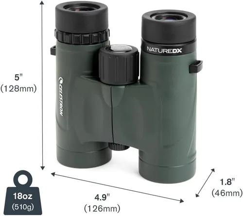 Miniatura 9 de Binoculares Nature DX, de Celestron 71328, color verde militar