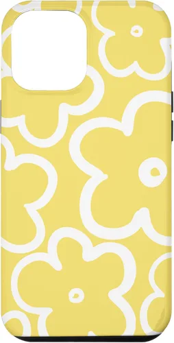 Miniatura 24 de iPhone 16 Cute Flower Pattern Wildflower Lemon Yellow and White Floral Case