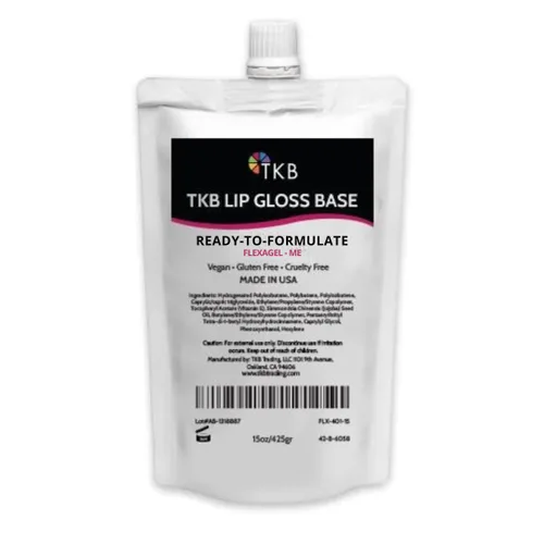 Miniatura 9 de Base de brillo para labios TKB (Flexagel ME) Base transparente para brillo de labios DIY Lista para formular Hidratante, vegana, sin gluten
