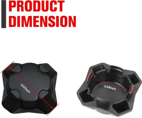 Miniatura 6 de Tapacubos centrales de rueda, cubierta central de polvo para cubo de rueda de neumático, compatible con Can Am Defender Commander Outlander Maverick