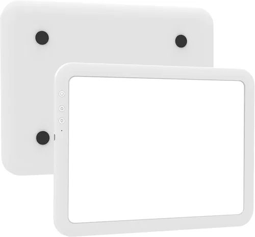 TOHETO A3 Almohadilla de luz led recargable súper brillante alimentada por batería de litio de 3500mAh para desmalezar vinilo, placa de luz