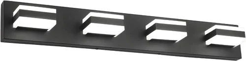 Miniatura 43 de SOLFART Luces de tocador de baño negras regulables LED modernas sobre el espejo, iluminación de baño negra para la pared del baño S8568 (5 luces)