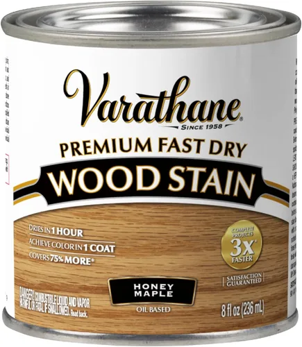 Miniatura 50 de Varathane Premium - Colorante de madera de secado rápido, cuarto de galón, roble primaveral color fantasía (Spring Oak)