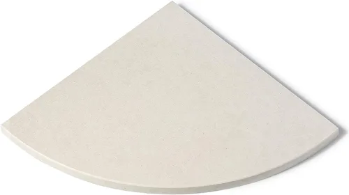 Miniatura 12 de Koville Estante esquinero de mármol natural italiano, 2 unidades de estantes de esquina de mármol montado en la pared, organizador de esquina
