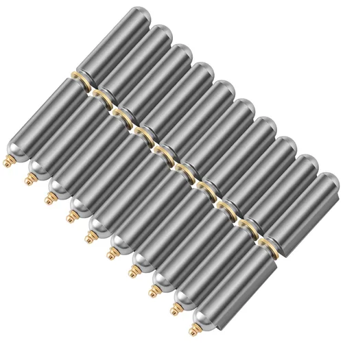 Miniatura 18 de Zonon 10 Piezas Bisagras de Barril Soldables de Acero al Carbono de 3 Pulgadas para Barbacoa Ahumador Bala Soldable Bisagra de Bala Bisagras de Zerk