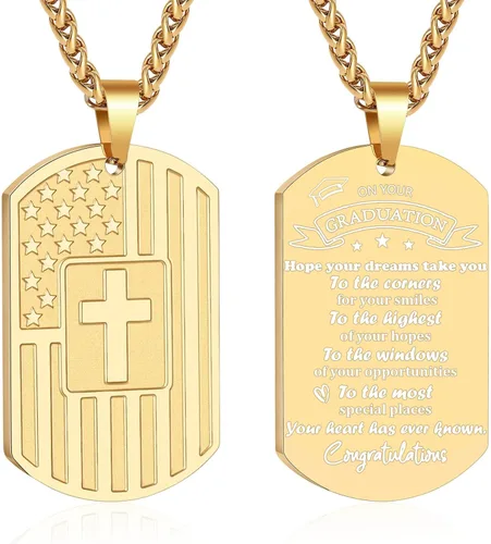 Miniatura 26 de Zocomi Rellenos de Media Navideña Regalo de Navidad - Para Mi Hijo Papá Hermano Marido Nieto Abuelo Novio Hombre Etiqueta de Perro Cruz Collar