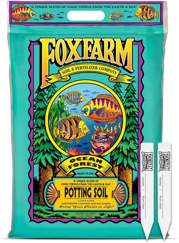 Miniatura 8 de FoxFarm Tierra para macetas Ocean Forest, 12 cuartos de galón, textura ligera, aireada, diseñada para todas las plantas en contenedores, pH ajustado