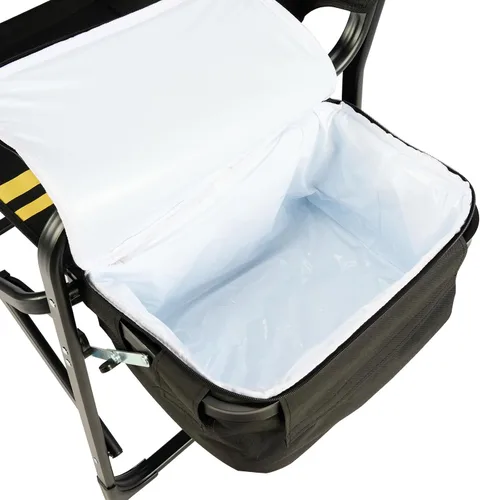 Miniatura 10 de Black Light Weight Camping Directors Chair for Camping Aluminum Frame and Oxford Fabric Supports 300 lbs, Foldable and Portable, with Side Cooler